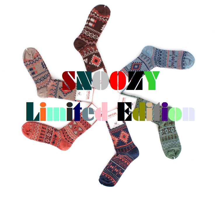 SNOOZY Limited Edition Jacquard Socks 입고